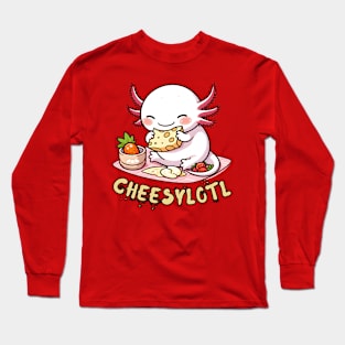 Cheese axolotl Long Sleeve T-Shirt